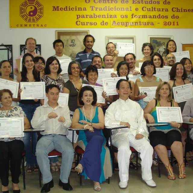 Formatura do curso de Acupuntura, Centro de Estudos de Medicina Tradicional e Cultura Chinesa (CEMETRAC)